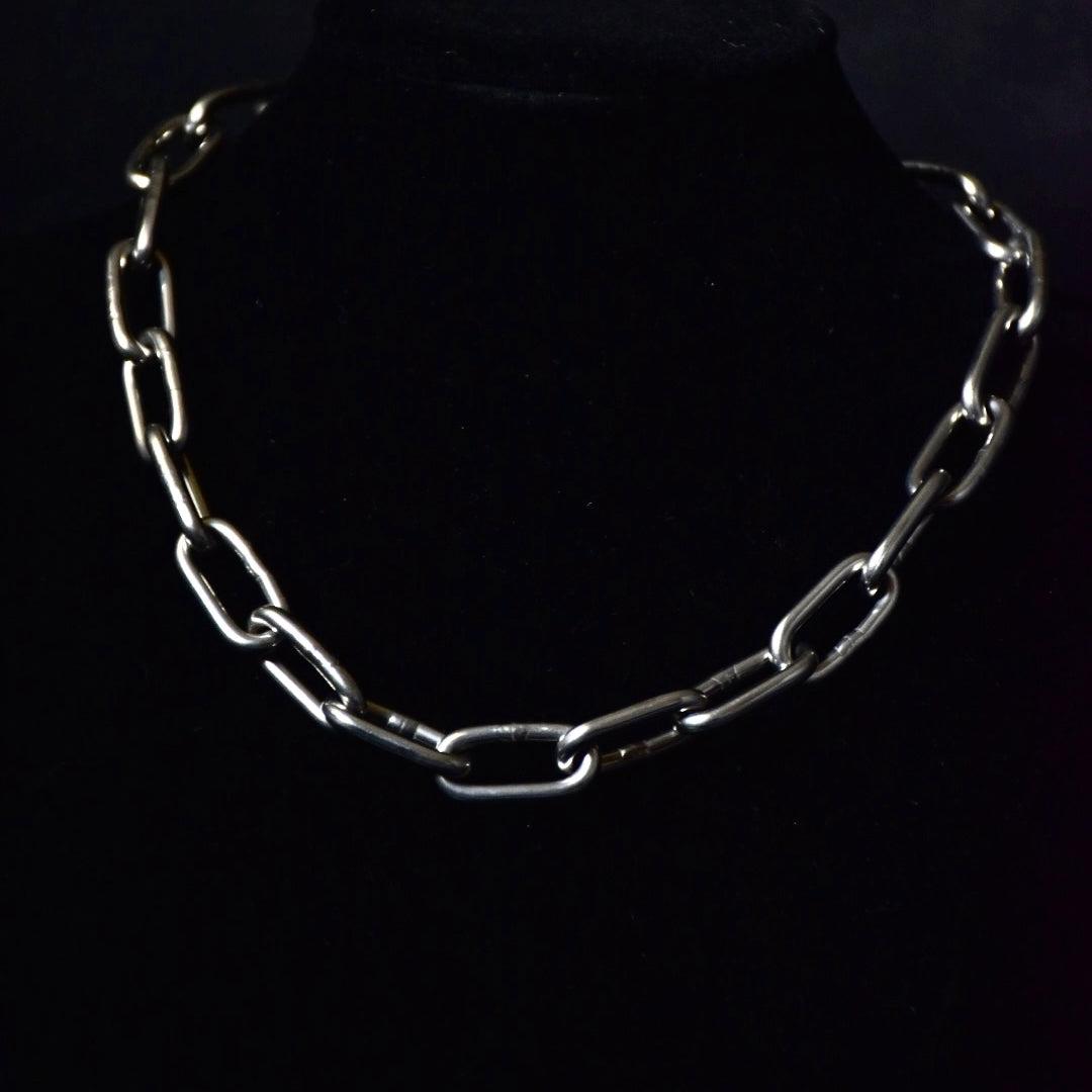 Chunky Stainless Steel Carabiner Choker