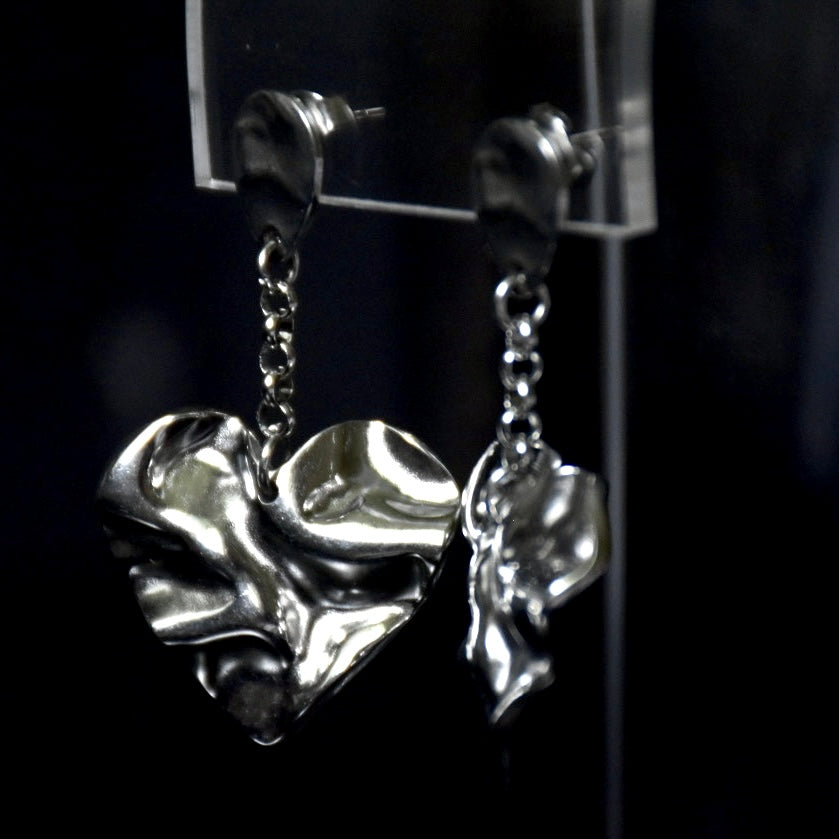 Heart Drop
Stainless Steel Earrings