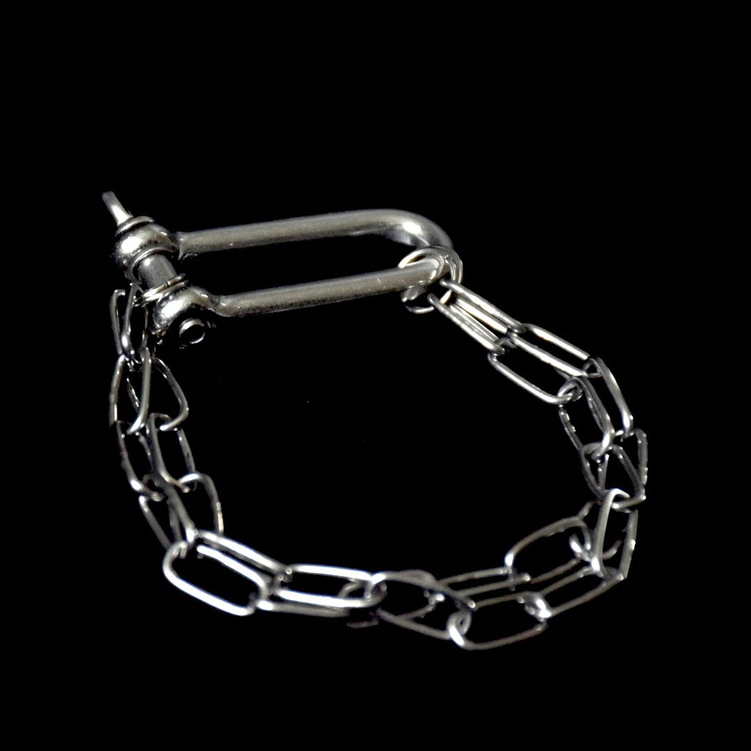 Screw-on Clip Chain Stainless Steel Bracelet