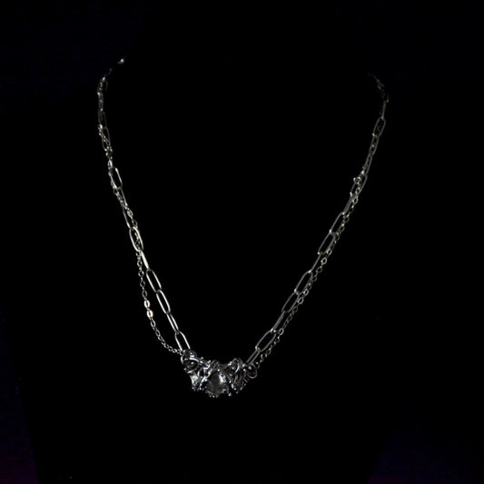 Thorn Links Stainless Steel Necklace