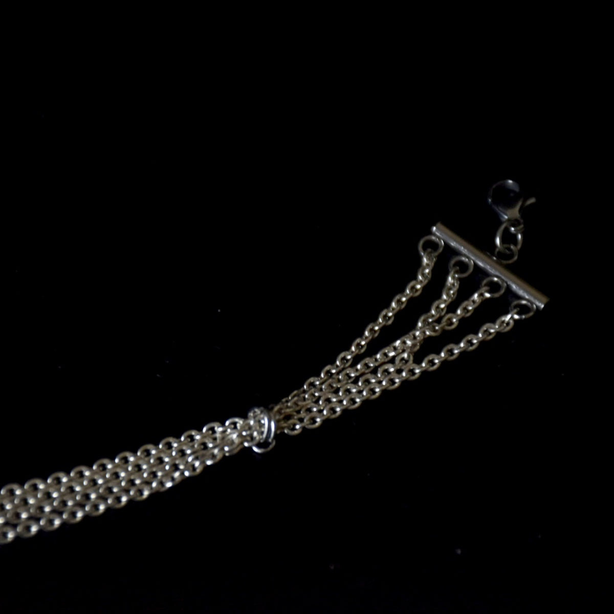 Quadruple Chain Knot Stainless Steel Bracelet