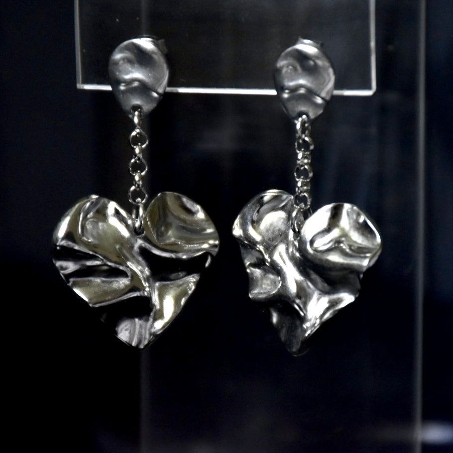 Heart Drop
Stainless Steel Earrings