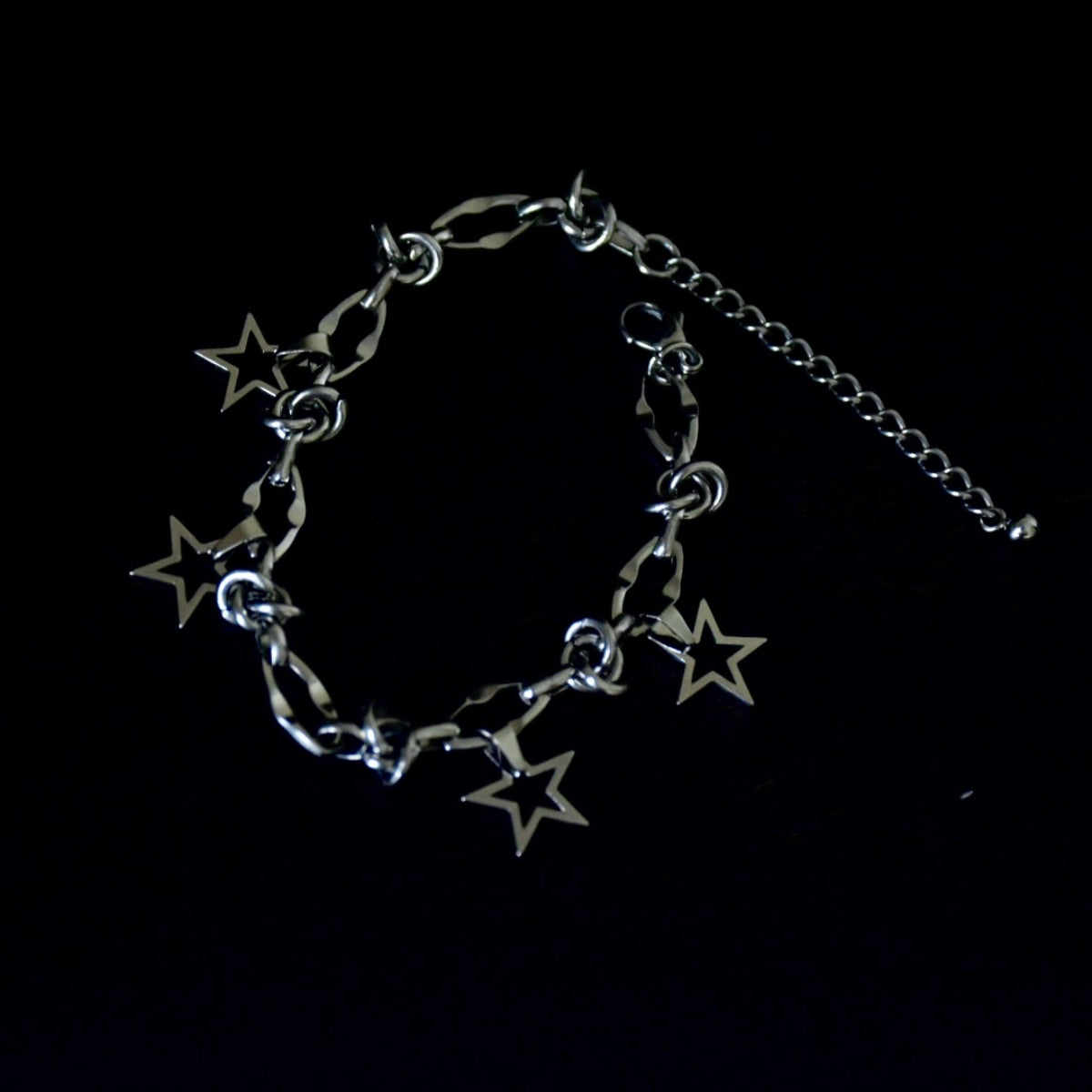 Barbed Stars Stainless Steel Bracelet