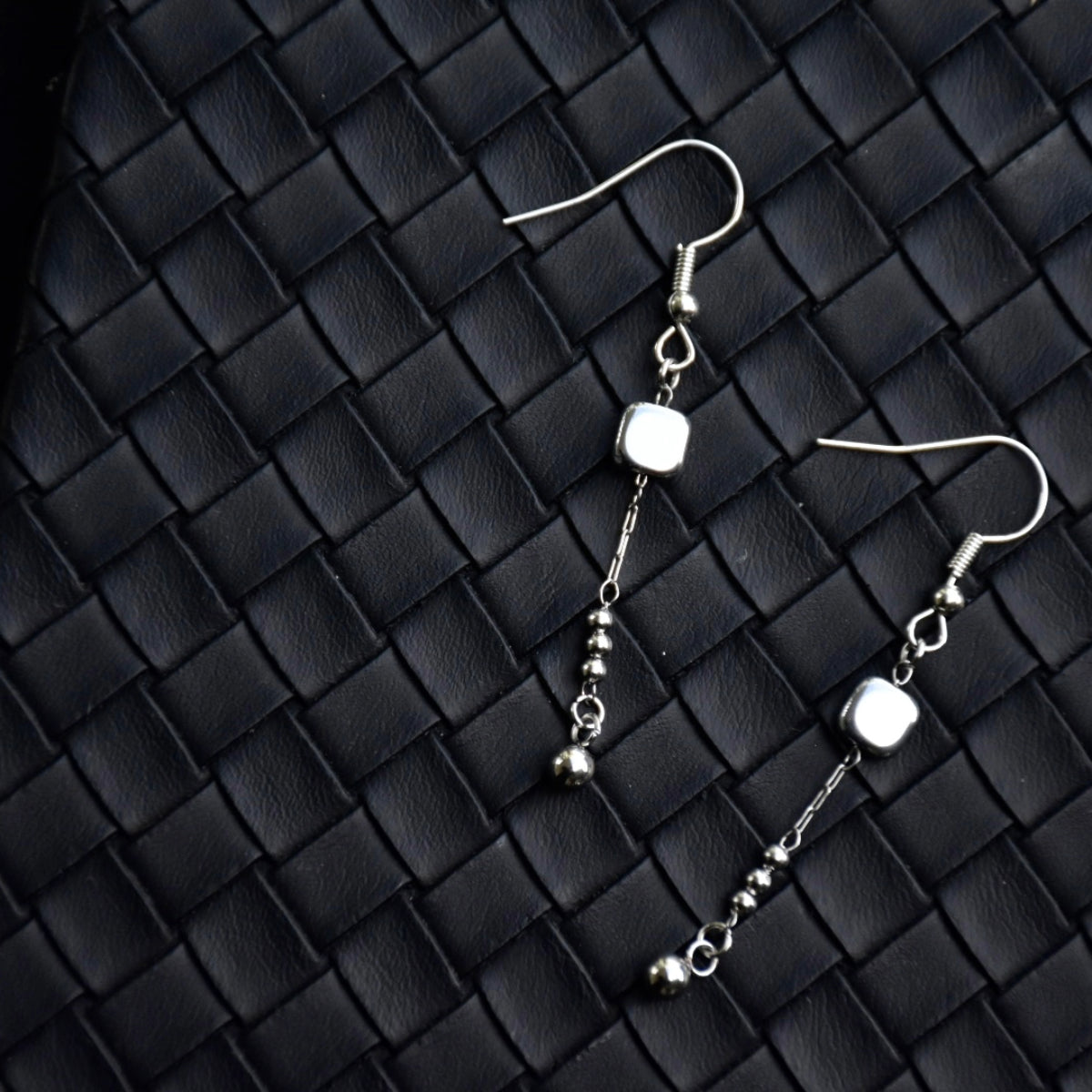 Box Drop Stainless Steel Earrings